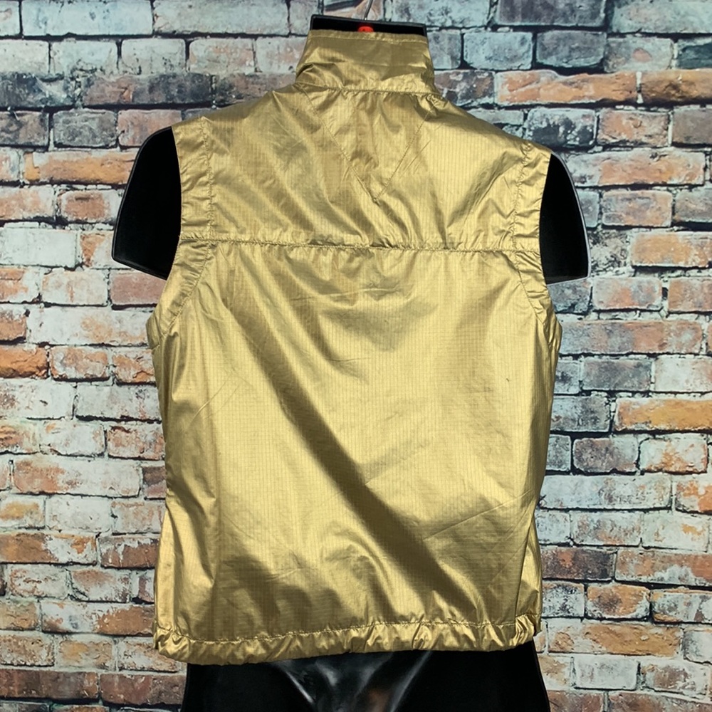 Tommy Hilfiger gold zip up vest size small - Picture 2 of 8